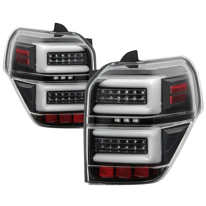 Spyder Black Led Tail Lights W/Sequential Turn Signal For 4Runner (2010-2023) 1