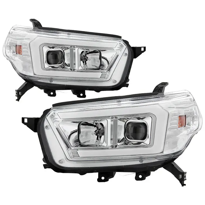 Spyder Chrome Projector Headlights For 4Runner (2010-2023) 1