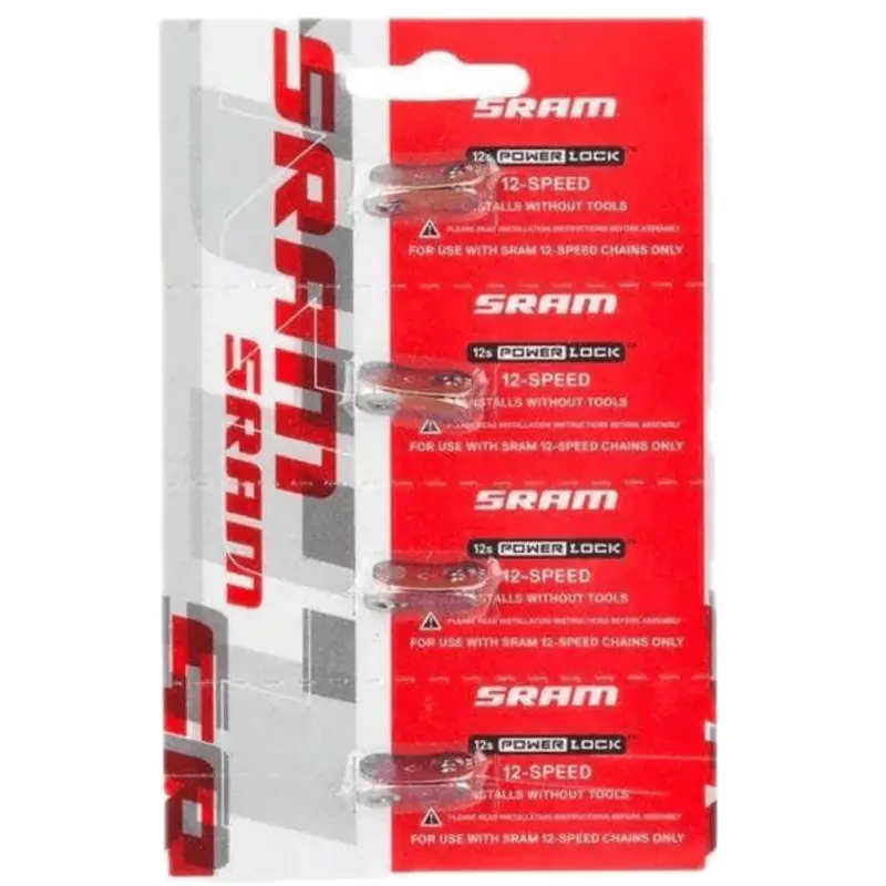 Sram Flattop Powerlock Quick Link 12Sp Road - Pack Of 4 1