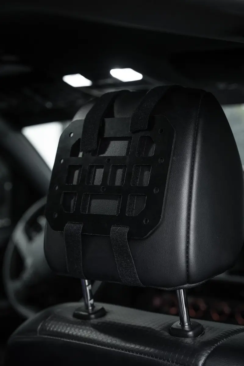 Tactical Headrest Molle Panel 1