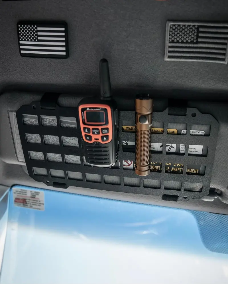 Tactical Sun Visor Molle Panel 1