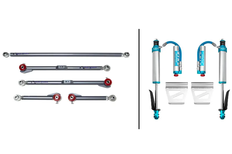 Total Chaos Adjustable Rear Links W/King 2.5" Diameter Shocks For 4Runner (2003-2009) 1