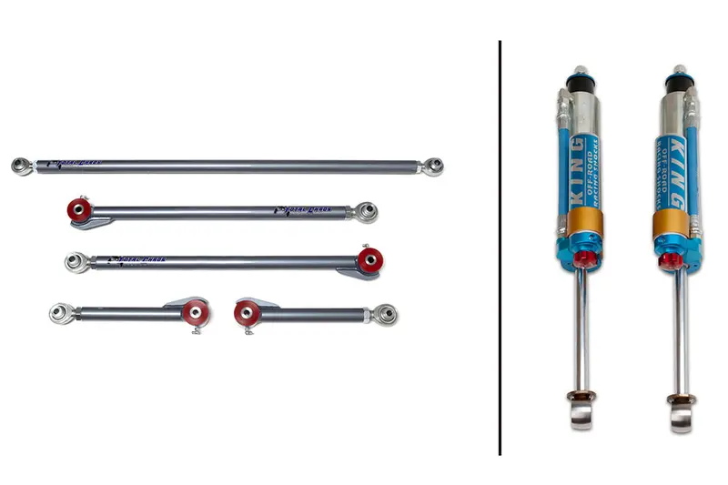Total Chaos Adjustable Rear Links W/King 2.5″ Shocks For 4Runner (1996-2002) 1