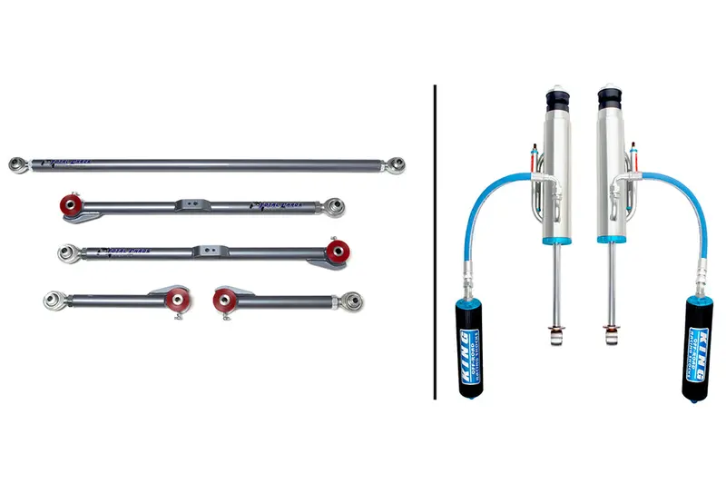 Total Chaos Adjustable Rear Links W/King 3.0" Bypass Shocks For 4Runner (2003-2009) 1