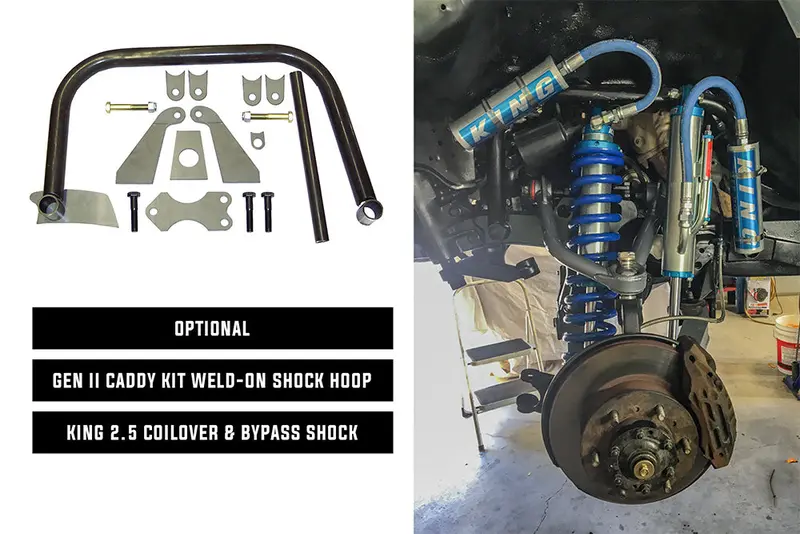 Total Chaos Gen 2 Caddy Kit Weld On Shock Hoop For 4Runner (1986-1995) 2