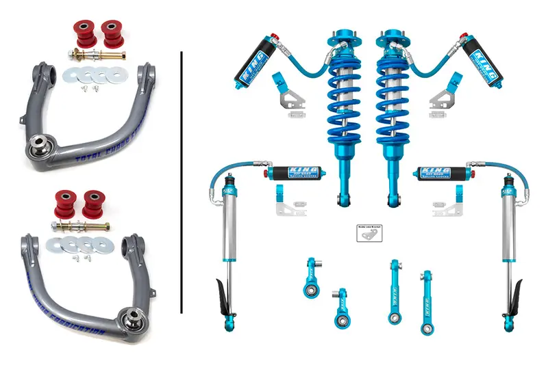Total Chaos Lift Kit W/Front & Rear 2.5 Inch Diameter King Shocks For 4Runner (2025-Current) 1