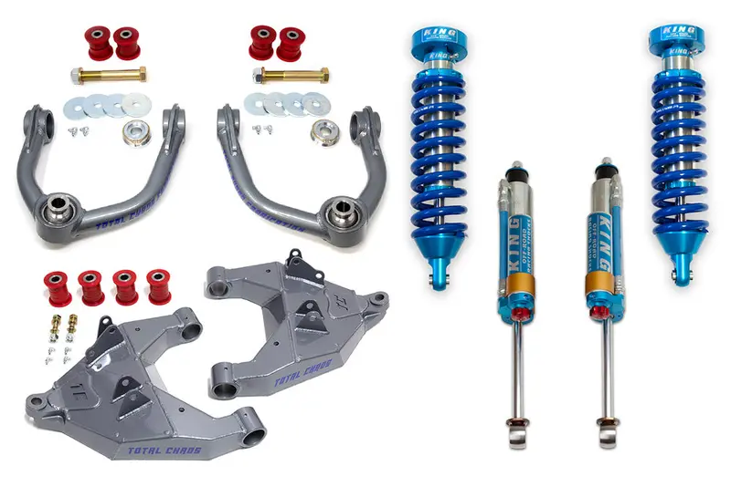 Total Chaos Mid Travel Lift Kit W/Front And Rear 2.5″ Shocks For 4Runner (1996-2002) 1