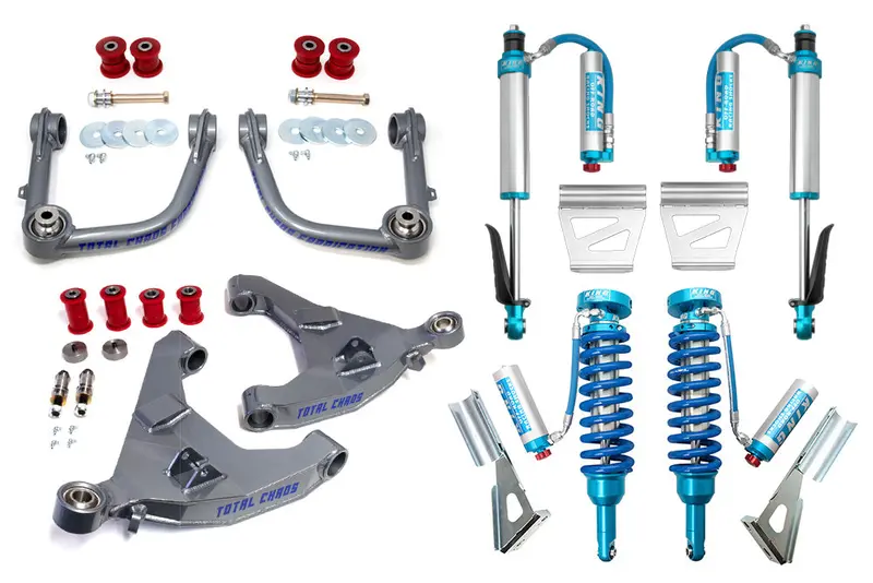 Total Chaos Mid Travel Lift Kit W/Front & Rear 2.5" Shocks For 4Runner (2003-2009) 1