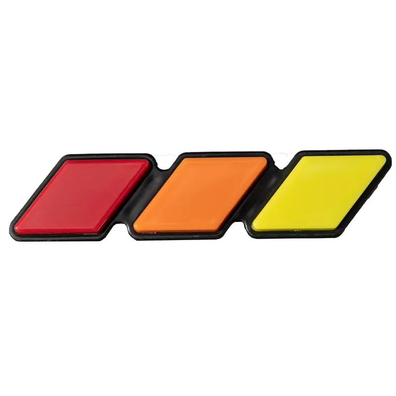 Tri-Color Grille Badge 3