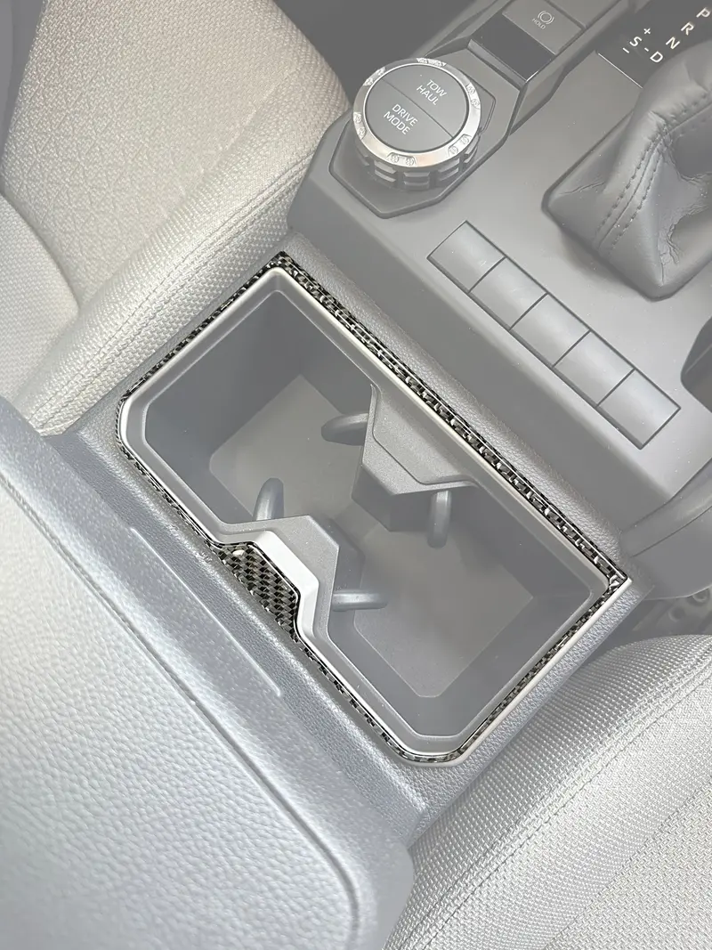 Tufskinz Center Console Cupholder Accent Trim For 4Runner (2025-Current) 1