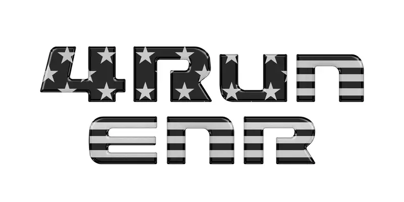 Tufskinz Liftgate Letter Overlays For 4Runner (2025-Current) 3