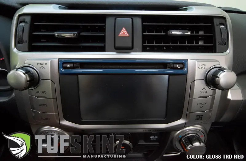 Tufskinz Upper Radio Display Accent Trim For 4Runner (2014-2024) 3