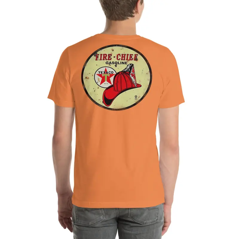 Uncle Mike’s Vintage Fire Chief Gas & Oil Themed T-Shirt