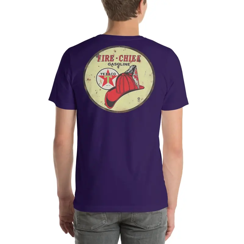 Uncle Mike’s Vintage Fire Chief Gas & Oil Themed T-Shirt