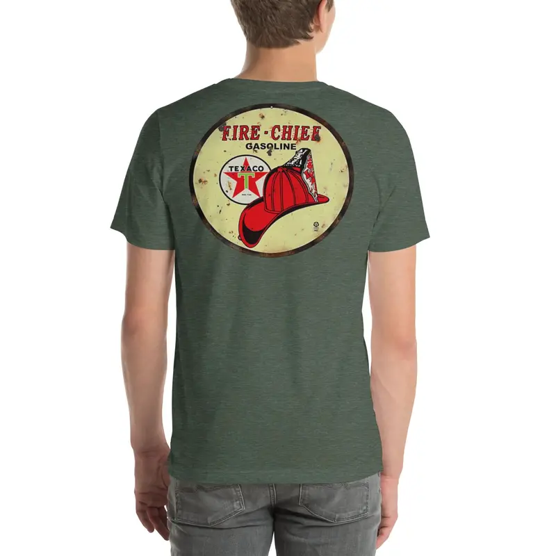 Uncle Mike’s Vintage Fire Chief Gas & Oil Themed T-Shirt