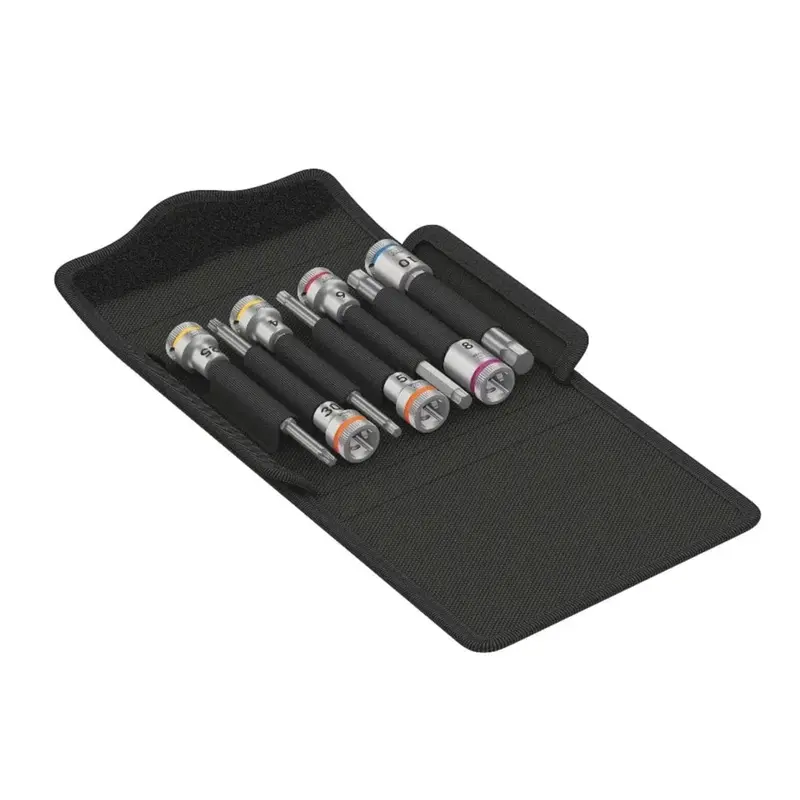 Wera, Bicycle Set 8, 7 Pieces Bit-Socket 3/8'' Drive, Set 1