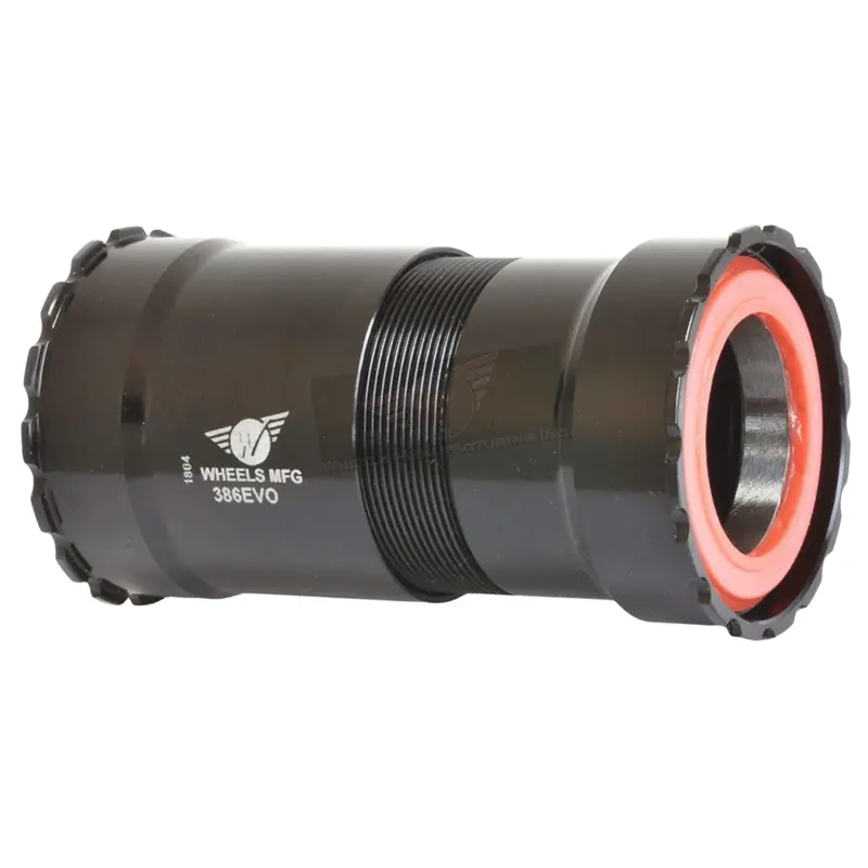 Wheels Manufacturing 386Evo Thread-Together Bottom Bracket - Dub Spindle, Abec-3 Bearing, Black 1