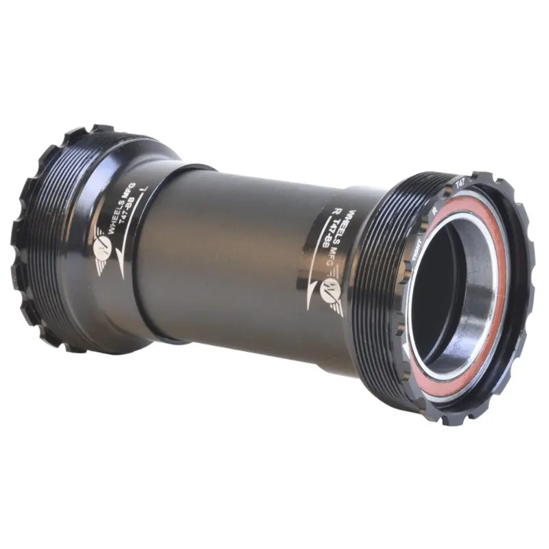 Wheels Manufacturing T47, Abec-5 Angular Contact, Inboard Bottom Bracket For 24Mm Shimano Cranks, Black 1