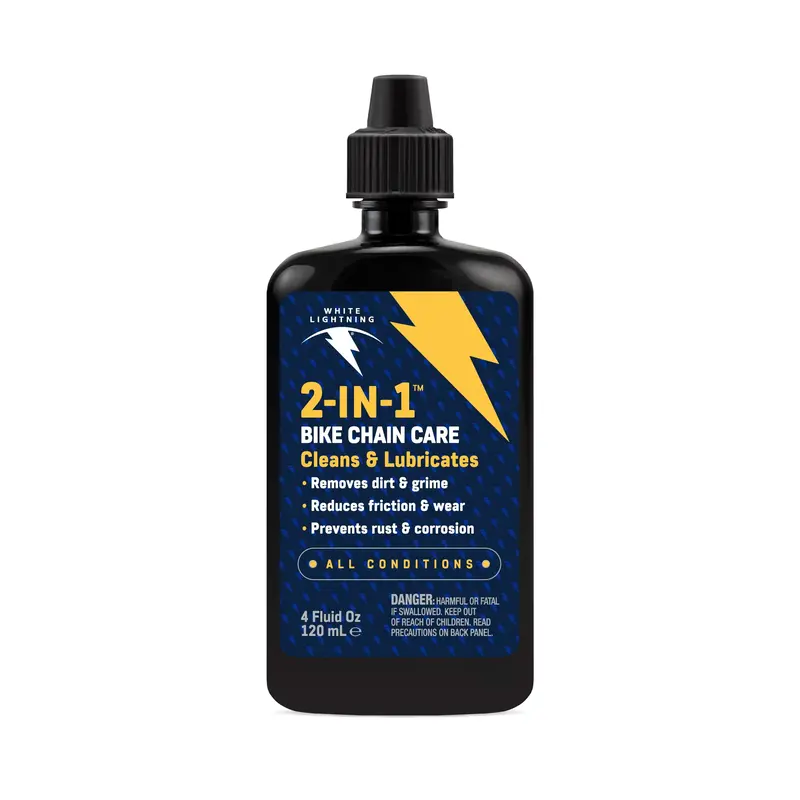 White Lightning 2-In-1 Chain Care Lube 1