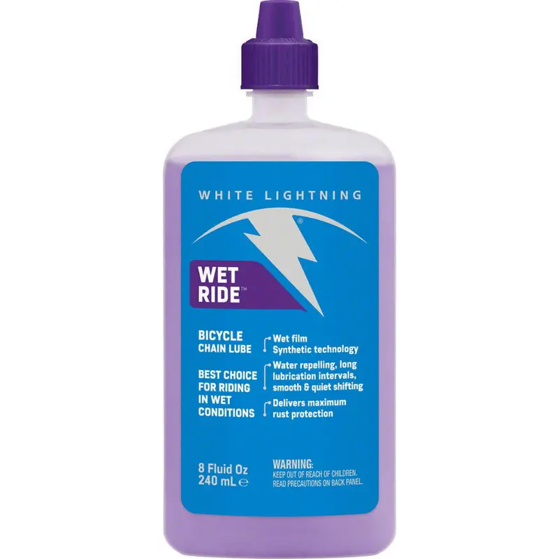White Lightning Wet Ride Chain Lube 2