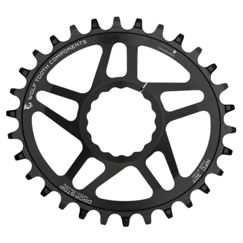 Wolf Tooth Components Elliptical Direct Mount Race Face Boost 30T 9-12Speed Aluminum Chainring 1