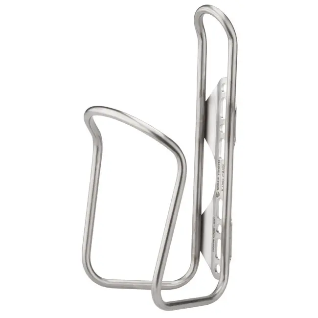 Wolf Tooth Components Morse Bottle Cage - Stainless Steel, Silver 1