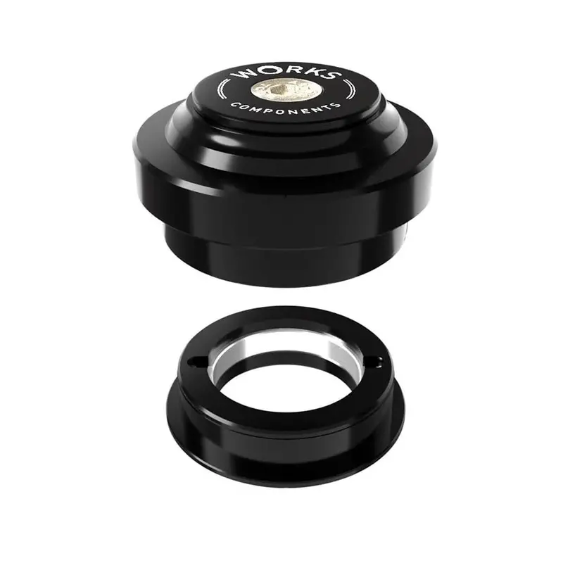 Works Components 1.0 Ec44-Zs44 Angleset-1 1/8", 1.0°, 100-109Mm, Ec44/28.6 | Zs44/30, Zs, External Threadless, Complete, Black 1