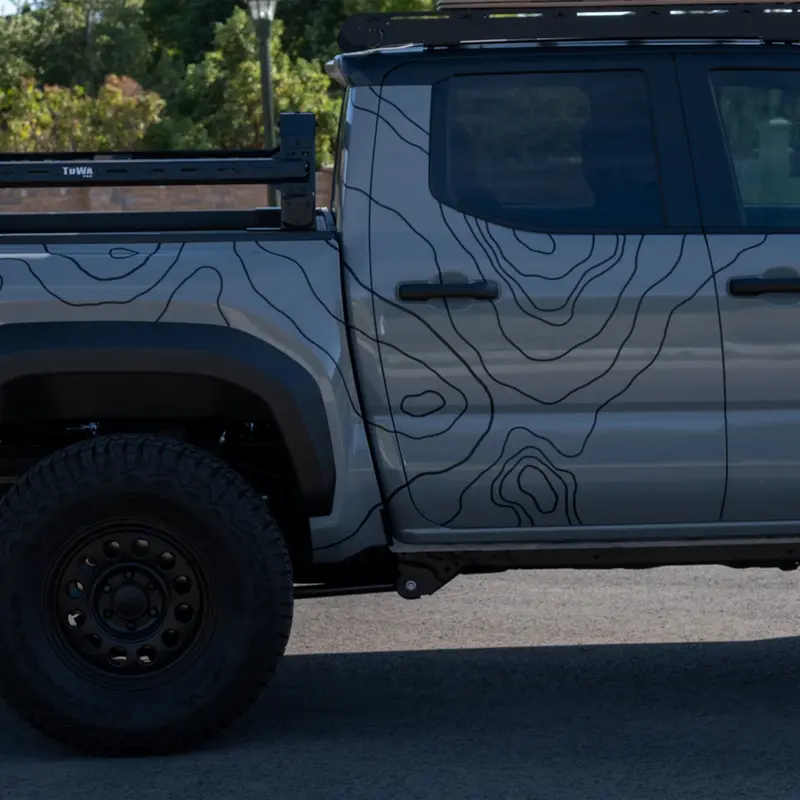 Wraplander Diy Topography Vinyl Wrap Accent/Booster Kit 1