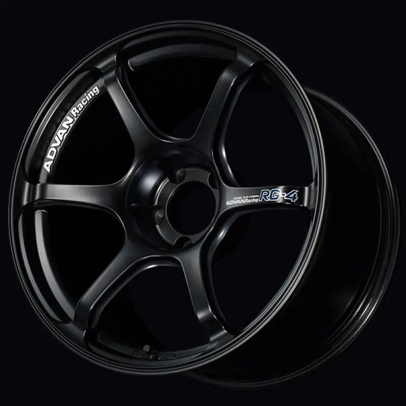 Advan Rg-4 Forged Alloy Wheel – 17X9.5", +35Mm Offset, 5X114.3 Bolt Pattern, 73Mm Bore, Semi-Gloss Black Finish 1
