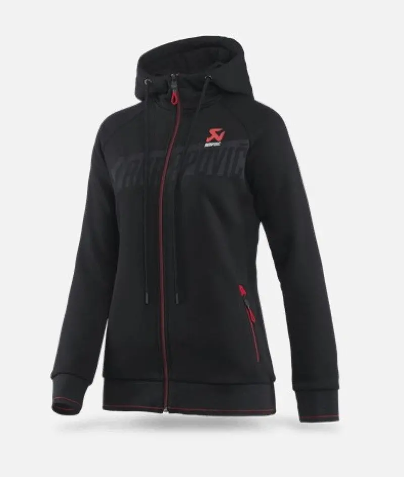 Akrapovic Black Corpo Zip Hoodie For Women – Size 2Xl 1
