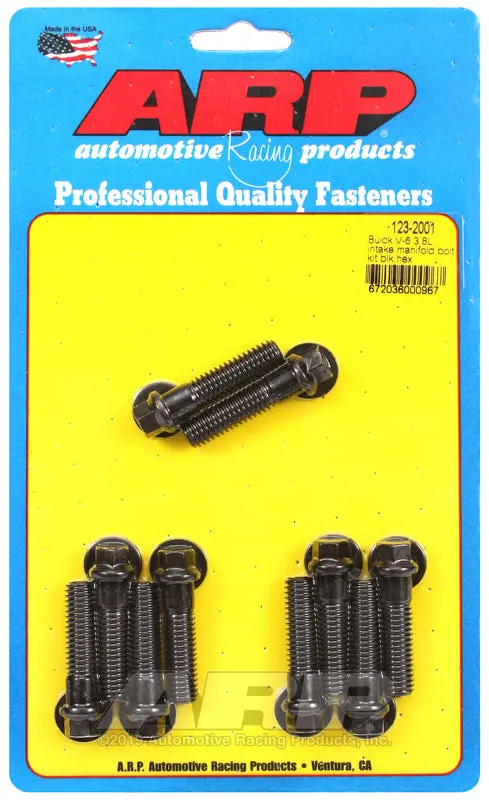 Arp Intake Manifold Bolt Kit For Buick 3.8L V6 – Hex Head, High-Strength Steel 1
