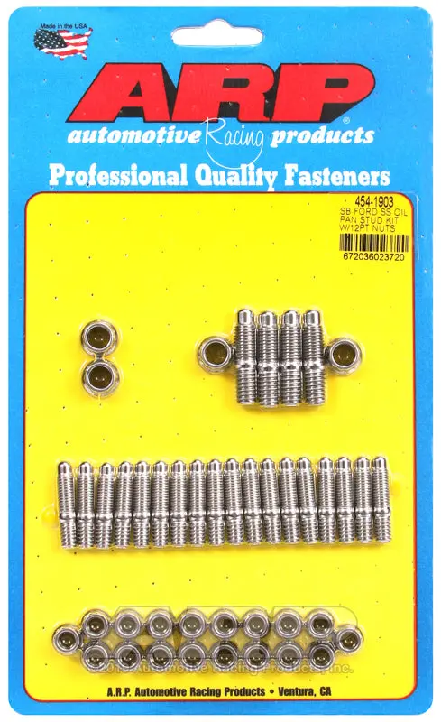 Arp Sb Ford Ss 12Pt Oil Pan Stud Kit 1