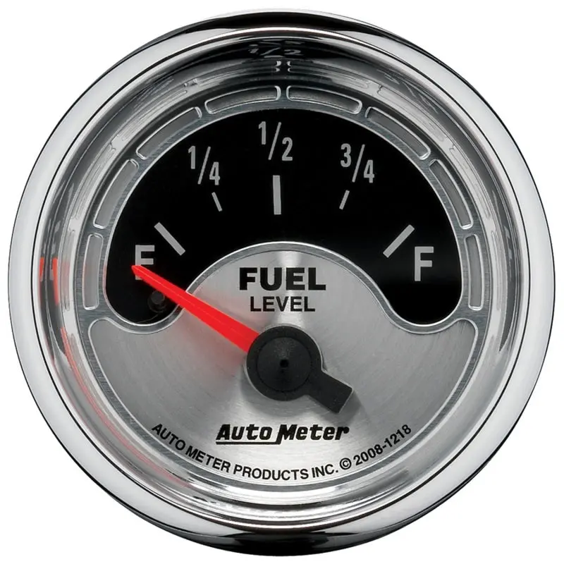 Autometer American Muscle Gauge Fuel Level 2 1/16In 16E To 158F Elec American Muscle 1