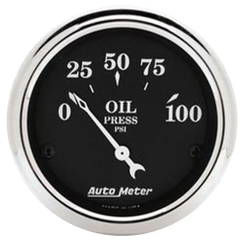 Autometer Vintage-Style Black 6-Gauge Kit For 1953–1955 Ford Trucks — Tach, Speedo, Fuel, Oil Pressure, Water Temp, Volt 2