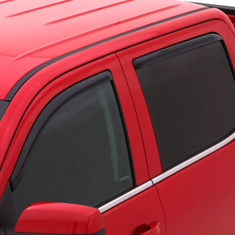 Avs 05-16 Nissan Xterra Ventvisor In-Channel Front & Rear Window Deflectors 4Pc - Smoke 1