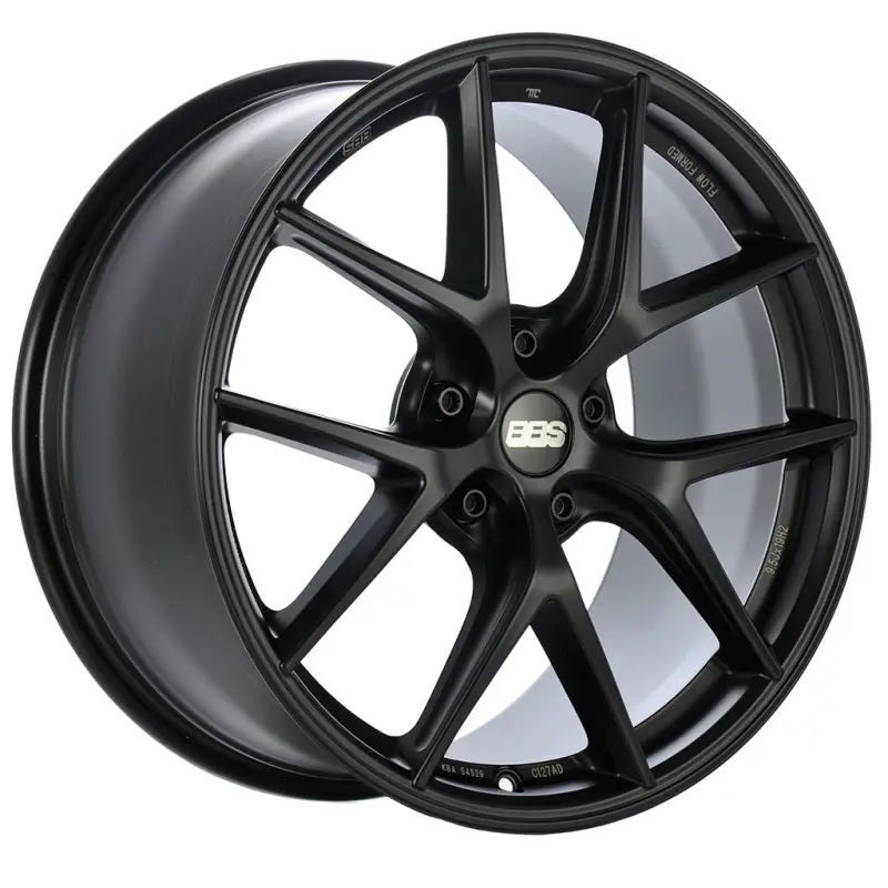 Bbs Ci-R 20X8.5 Satin Black Alloy Wheel – 5X120 Bolt Pattern, Et39 Offset, Face 2 Design 1