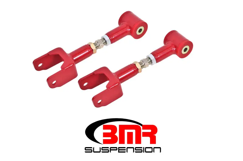 Bmr Adjustable Upper Control Arms For 1968–1972 A-Body Vehicles – On-Car Polyurethane Bushings, Red Finish 1