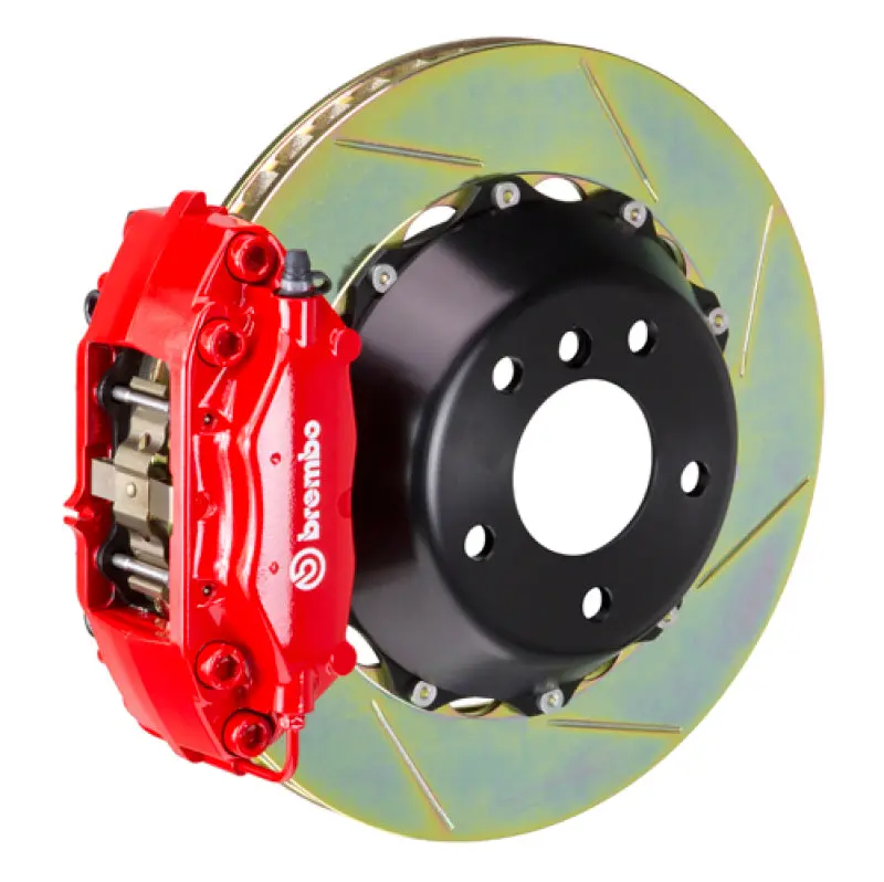 Brembo Gt Big Brake Kit For 1997–2004 Porsche Boxster 986 – Rear, 4-Piston Calipers, 345X28Mm Slotted 2-Piece Rotors 1