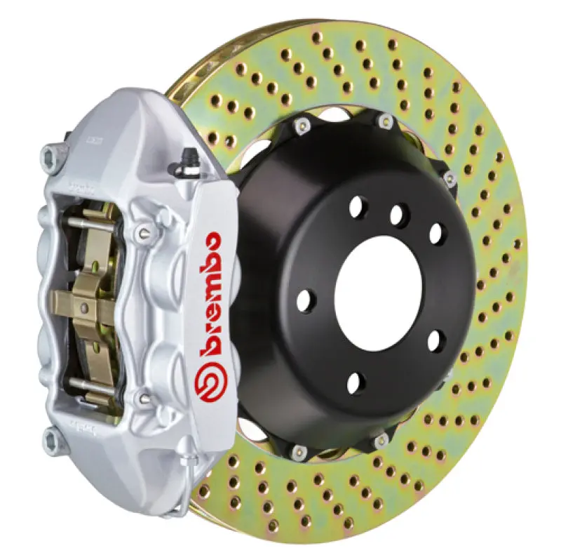 Brembo Gt Big Brake Kit – Front Drilled 2-Piece Rotors (365X29 Mm) & 4-Piston Calipers For 2005–2010 Vw Jetta Gli 1