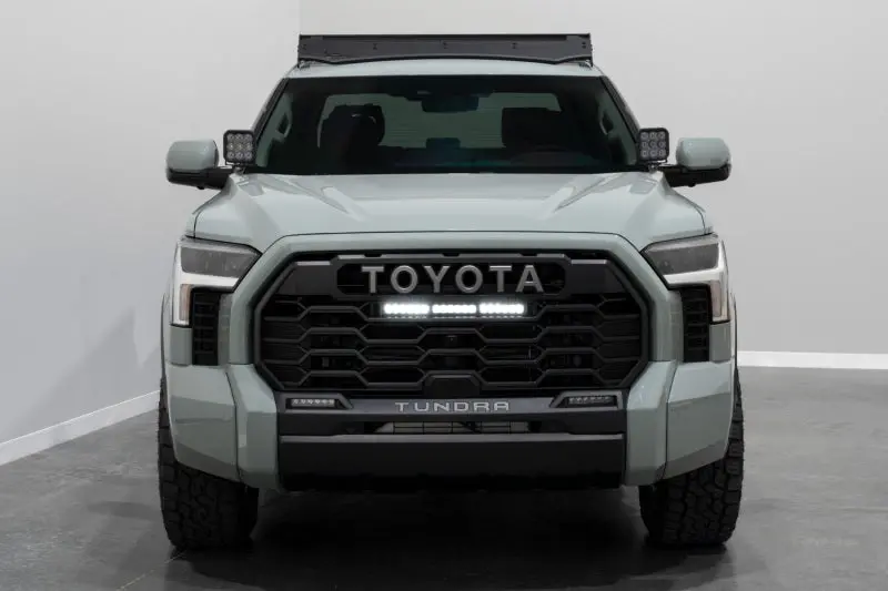 Diode Dynamics 2022+ Toyota Tundra Trd Pro Grille Light Bar Kit - Amber Combo 1