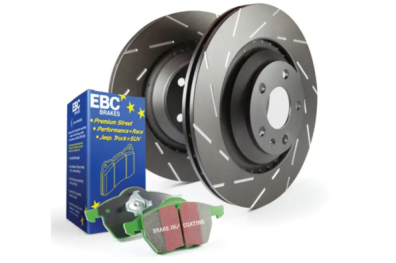 Ebc Greenstuff S2 Brake Kit: Performance Pads & Usr Drilled & Slotted Rotors 1