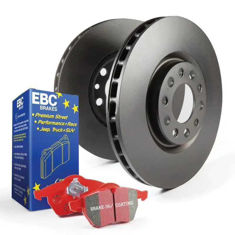 Ebc Redstuff Street Performance Brake Kit – S12 Pads And Rk Series Rotors 1