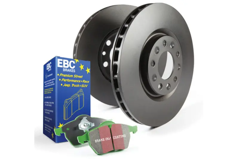 Ebc S14 Greenstuff Brake Pad & Rk Rotor Kit – Premium Street Performance Package 1