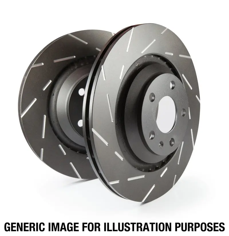 Ebc Slotted Rear Brake Rotors For 2001–2006 Lexus Ls430 4.3L (Usr Fit) 2