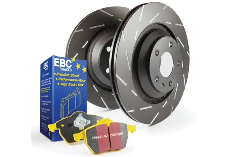 Ebc Yellowstuff High-Performance Brake Pad & Usr Drilled Rotor Kit 1