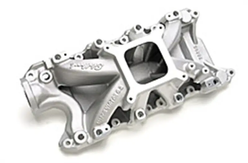 Edelbrock Intake Manifold Super Victor Efi Ford Windsor 8 2In Deck Block Polished Finish 1