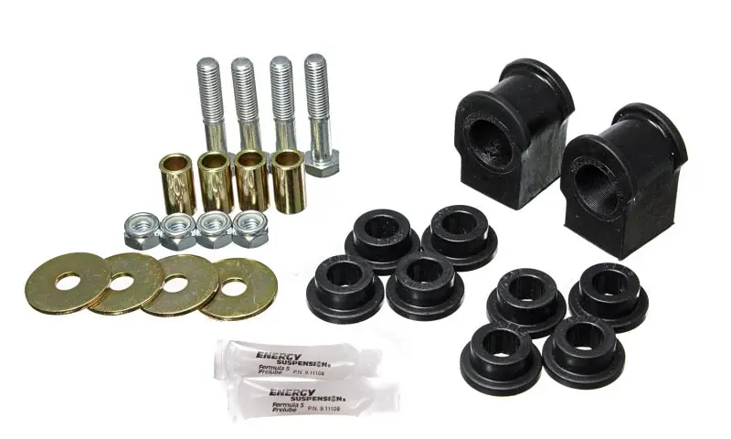 Energy Suspension Rear Sway Bar Bushing Kit For 2005–2007 Ford F-250/F-350 Super Duty – 1-1/8-Inch Diameter, 2Wd/4Wd Compatible, Black Polyurethane 1