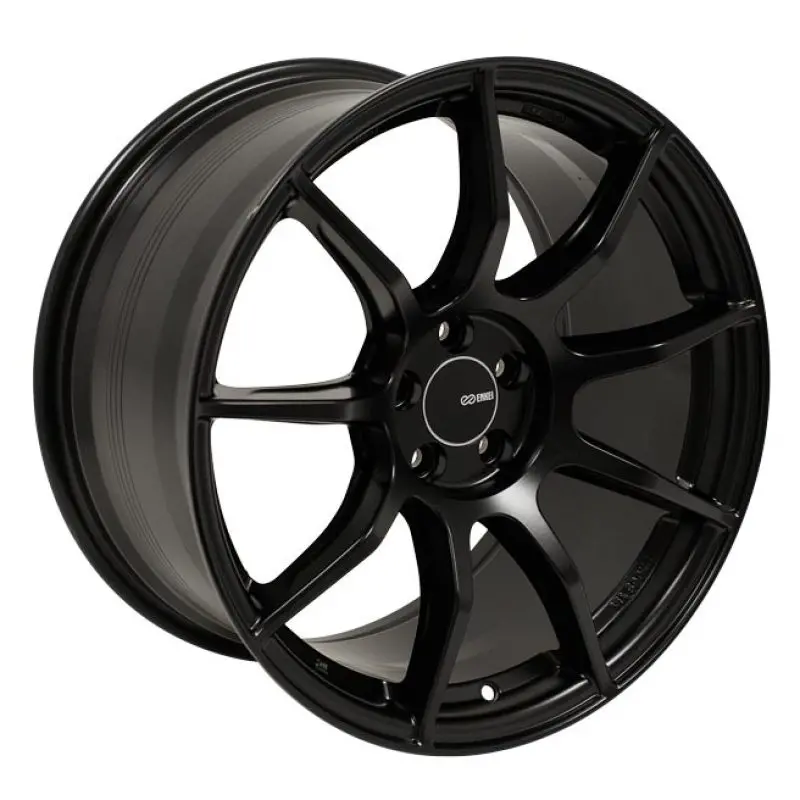 Enkei Ts9 Forged Alloy Wheel — 18×8, 5×112, +45Mm Offset, 72.6Mm Bore — Gloss Black Finish 1