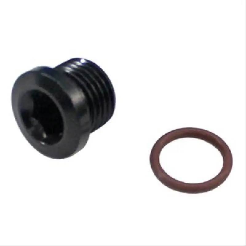 Fragola -4An (7/16-20) Black Socket Hex Port Plug 1