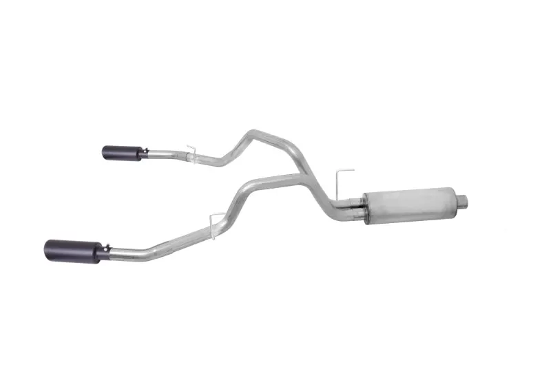 Gibson Elite Dual Exhaust System For 2011–2014 Ford F-150 Fx4 3.5L Ecoboost (2.5" Cat-Back, Black Coated) 1